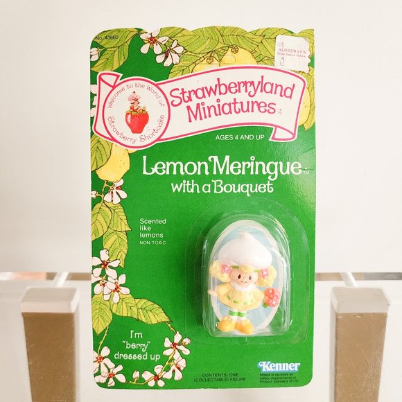 Strawberry Shortcake Lemon Meringue Vintage Strawberryland Miniatures New #43660